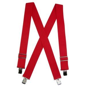 CTM Men's Elastic Heavy Duty Basic Clip-End Work Suspender